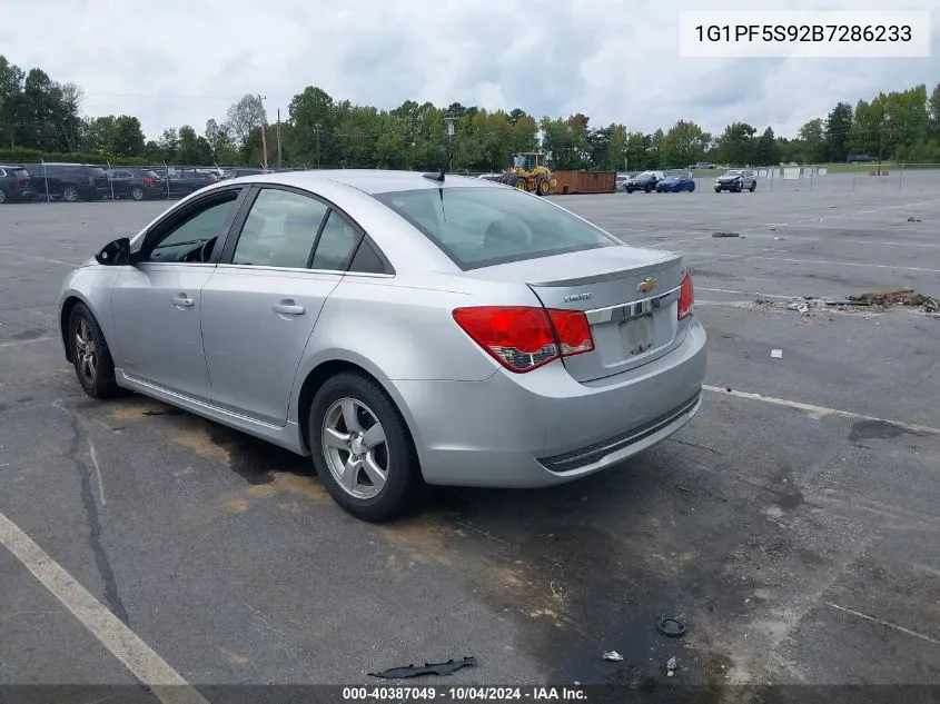 1G1PF5S92B7286233 2011 Chevrolet Cruze 1Lt