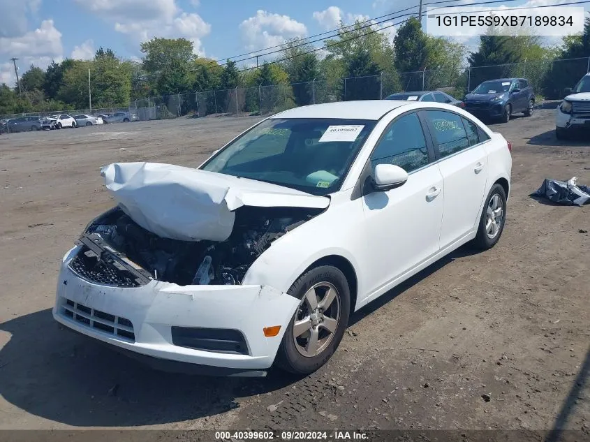 1G1PE5S9XB7189834 2011 Chevrolet Cruze Lt