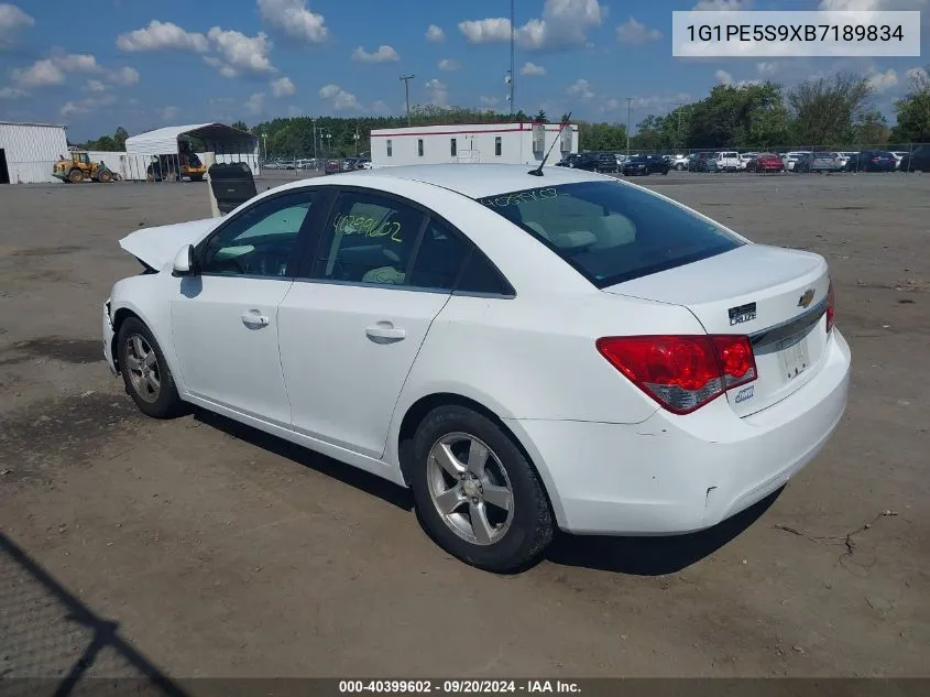 1G1PE5S9XB7189834 2011 Chevrolet Cruze Lt