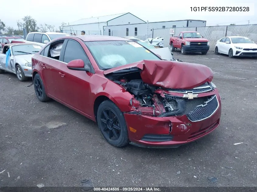 2011 Chevrolet Cruze 1Lt VIN: 1G1PF5S92B7280528 Lot: 40424505