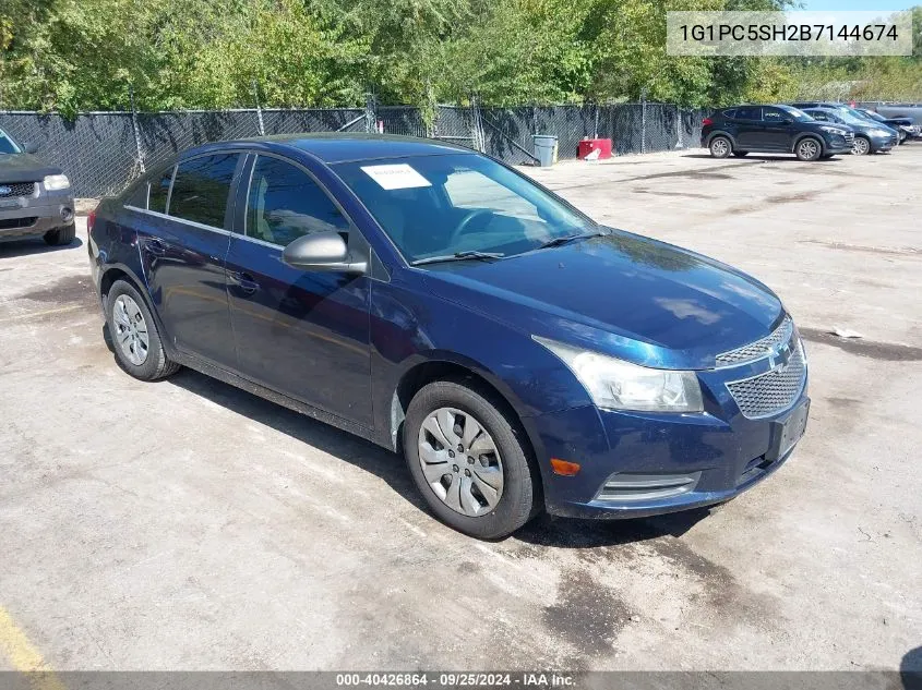 2011 Chevrolet Cruze Ls VIN: 1G1PC5SH2B7144674 Lot: 40426864