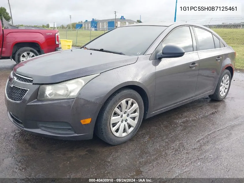 1G1PC5SH0B7125461 2011 Chevrolet Cruze Ls