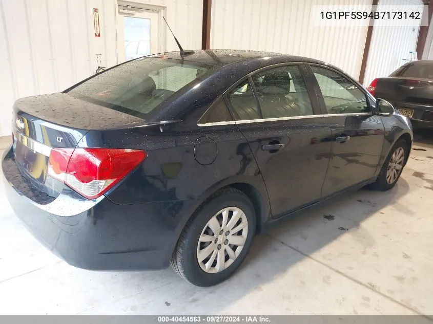 1G1PF5S94B7173142 2011 Chevrolet Cruze 1Lt