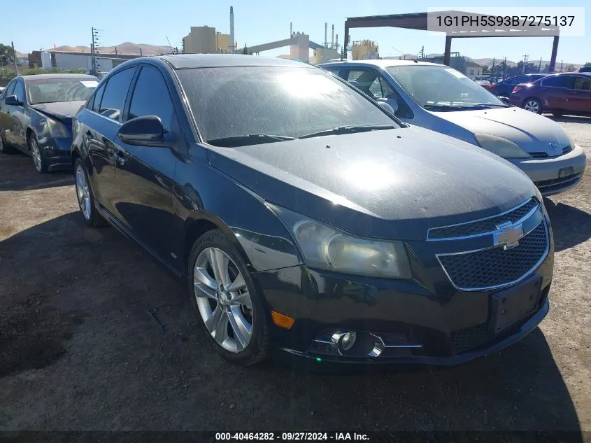 1G1PH5S93B7275137 2011 Chevrolet Cruze Ltz