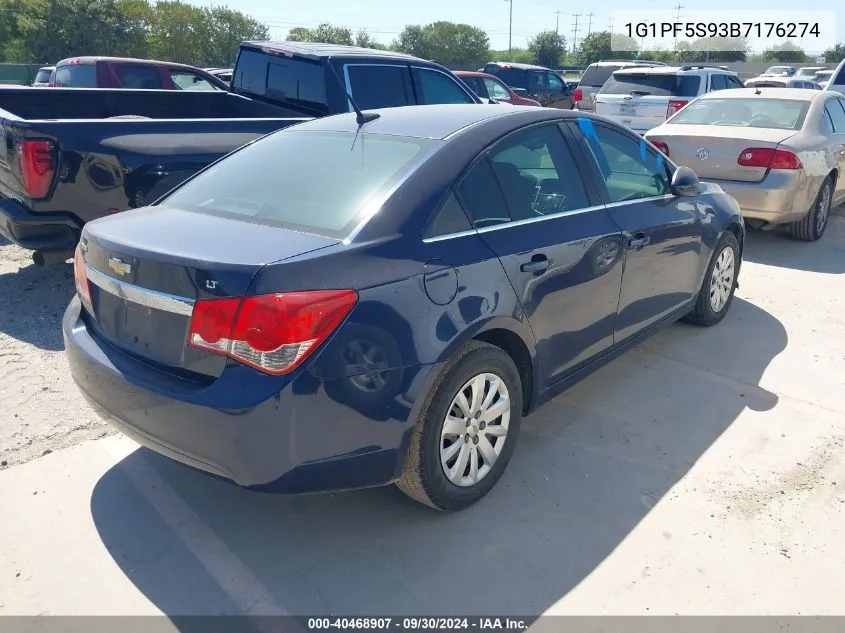 1G1PF5S93B7176274 2011 Chevrolet Cruze 1Lt