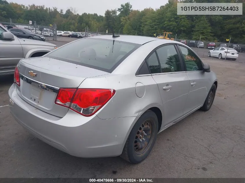 2011 Chevrolet Cruze Ls VIN: 1G1PD5SH5B7264403 Lot: 40475686