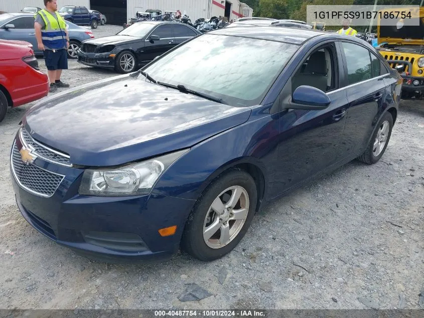 2011 Chevrolet Cruze Lt VIN: 1G1PF5S91B7186754 Lot: 40487754