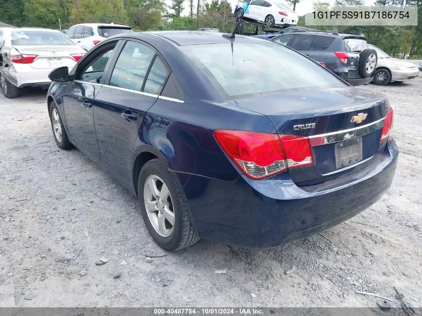 2011 Chevrolet Cruze Lt VIN: 1G1PF5S91B7186754 Lot: 40487754