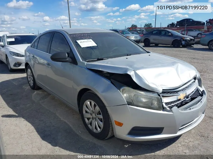 2011 Chevrolet Cruze Ls VIN: 1G1PD5SH0B7199220 Lot: 40491334