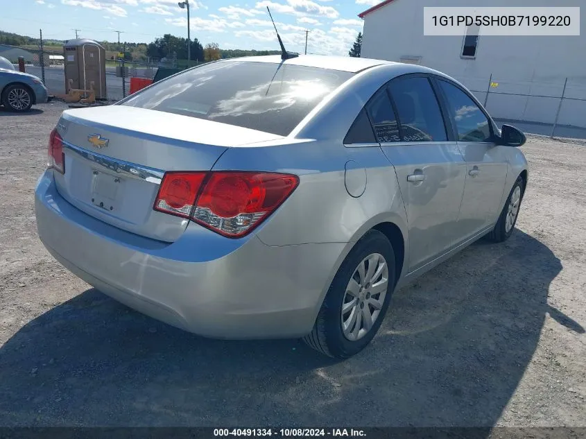 2011 Chevrolet Cruze Ls VIN: 1G1PD5SH0B7199220 Lot: 40491334