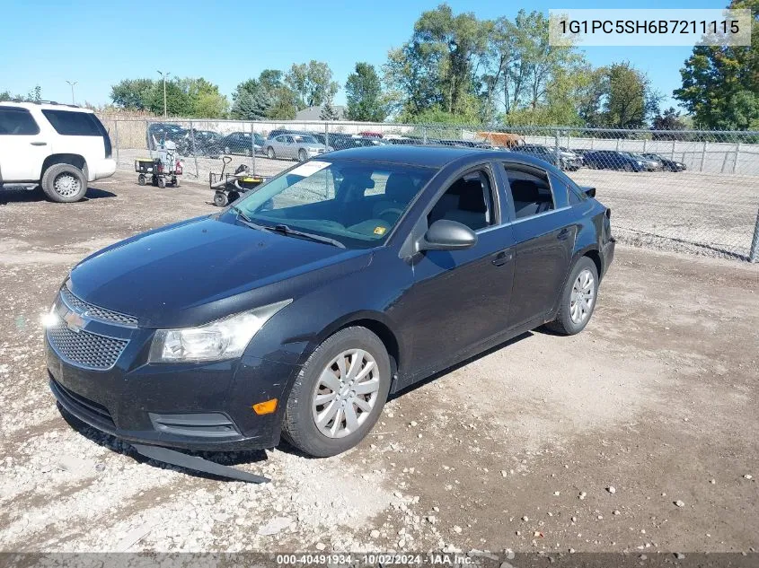 2011 Chevrolet Cruze Ls VIN: 1G1PC5SH6B7211115 Lot: 40491934