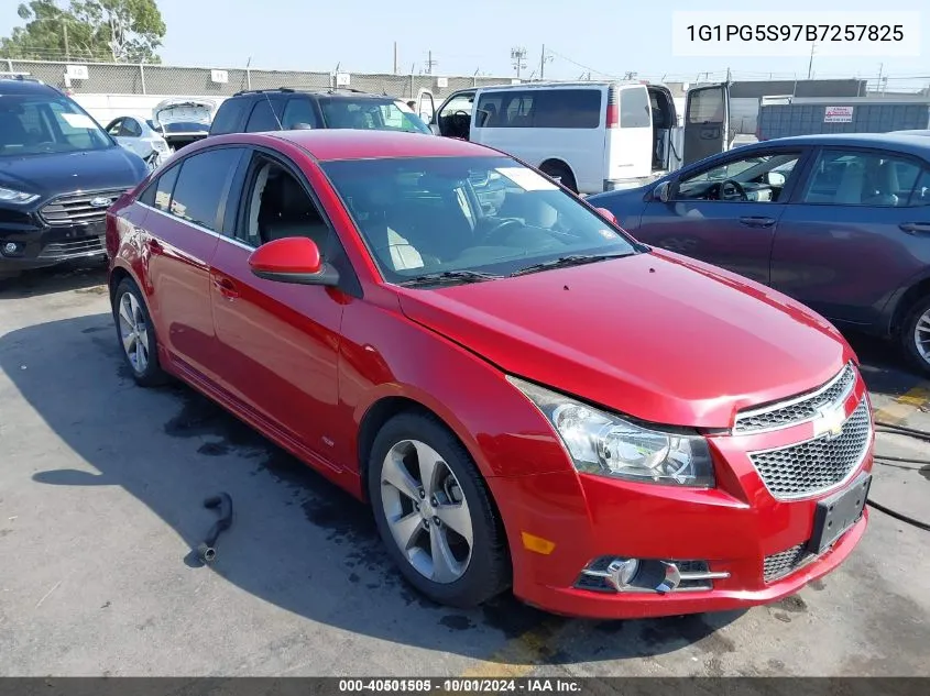 2011 Chevrolet Cruze 2Lt VIN: 1G1PG5S97B7257825 Lot: 40501505