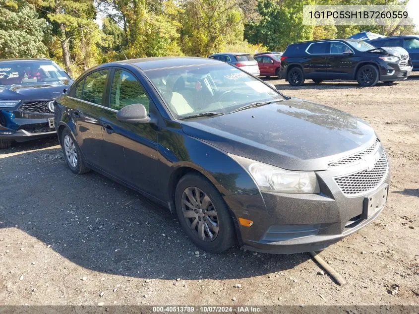 2011 Chevrolet Cruze Ls VIN: 1G1PC5SH1B7260559 Lot: 40513789