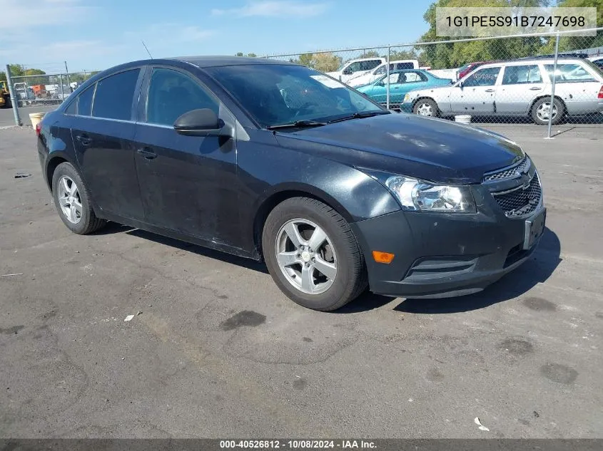 2011 Chevrolet Cruze Lt VIN: 1G1PE5S91B7247698 Lot: 40526812