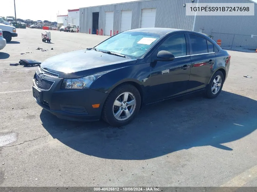 2011 Chevrolet Cruze Lt VIN: 1G1PE5S91B7247698 Lot: 40526812