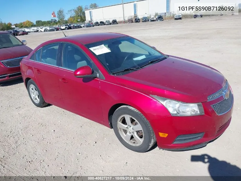 2011 Chevrolet Cruze 1Lt VIN: 1G1PF5S90B7126092 Lot: 40527217