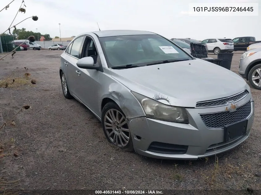 2011 Chevrolet Cruze Eco VIN: 1G1PJ5S96B7246445 Lot: 40531443