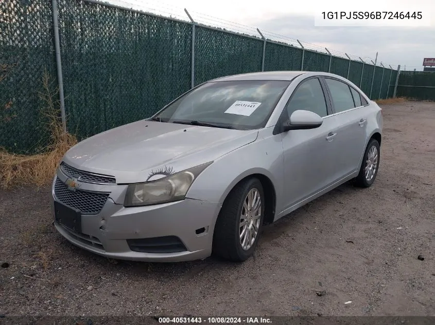 1G1PJ5S96B7246445 2011 Chevrolet Cruze Eco