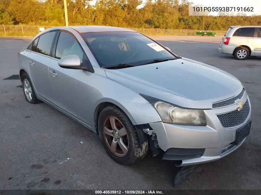 1G1PG5S93B7191662 2011 Chevrolet Cruze 2Lt