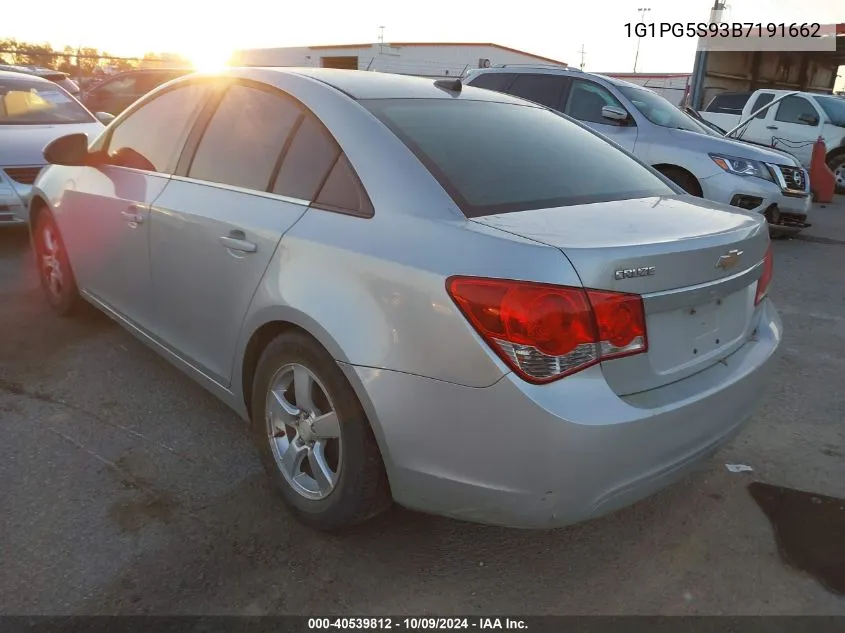 1G1PG5S93B7191662 2011 Chevrolet Cruze 2Lt