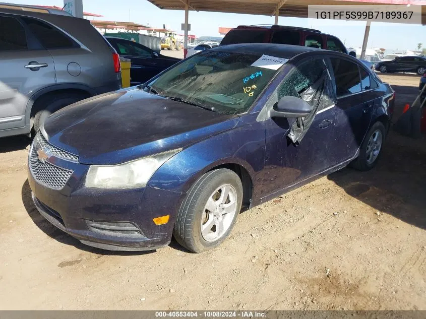 2011 Chevrolet Cruze 1Lt VIN: 1G1PF5S99B7189367 Lot: 40553404