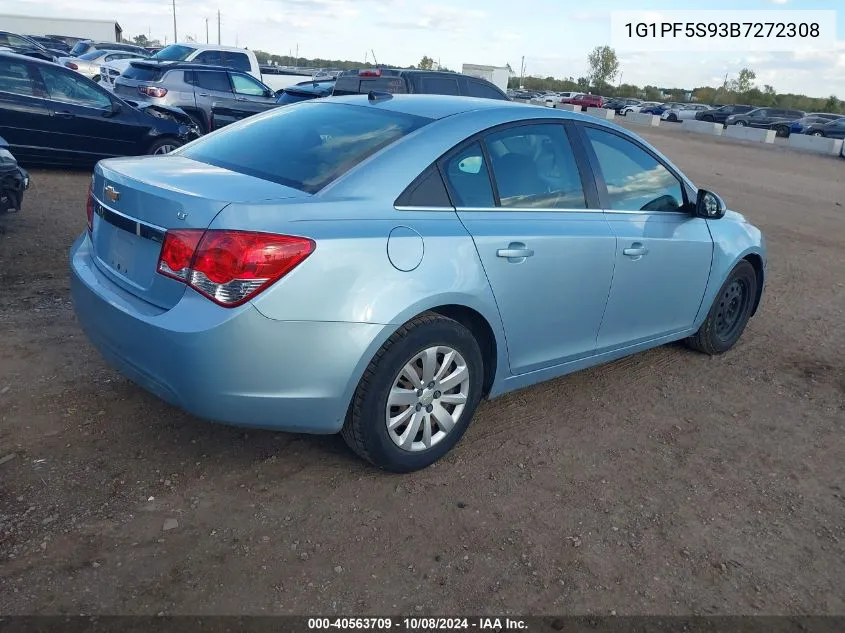 1G1PF5S93B7272308 2011 Chevrolet Cruze 1Lt