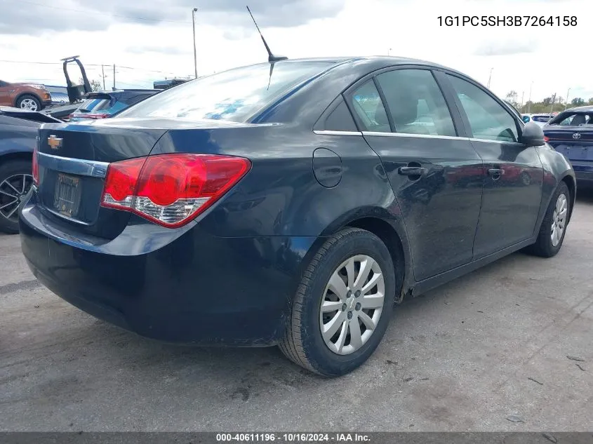 1G1PC5SH3B7264158 2011 Chevrolet Cruze Ls