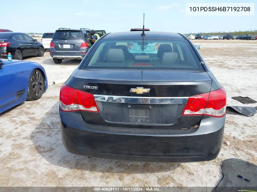 1G1PD5SH6B7192708 2011 Chevrolet Cruze Ls