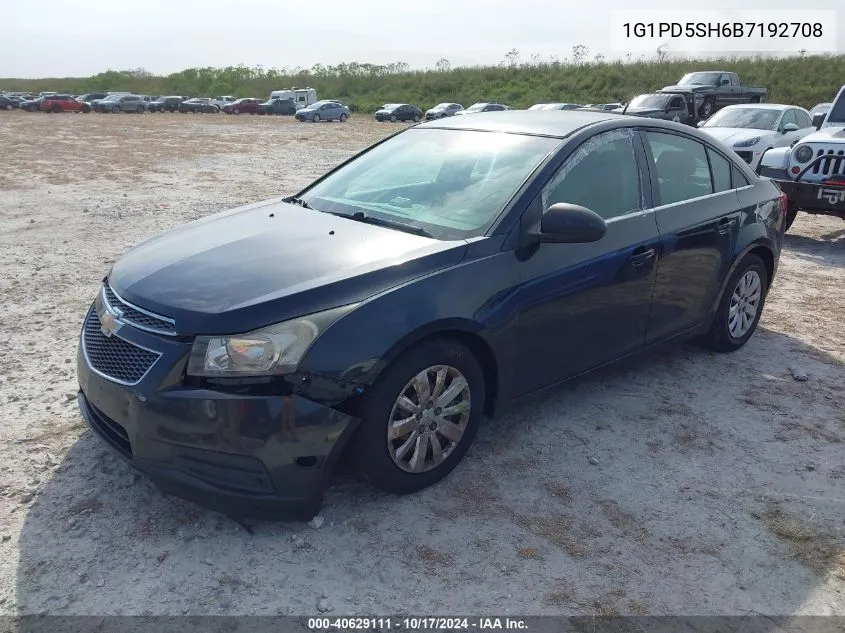 1G1PD5SH6B7192708 2011 Chevrolet Cruze Ls