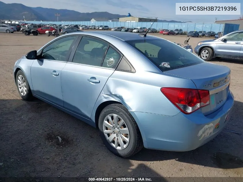 1G1PC5SH3B7219396 2011 Chevrolet Cruze Ls