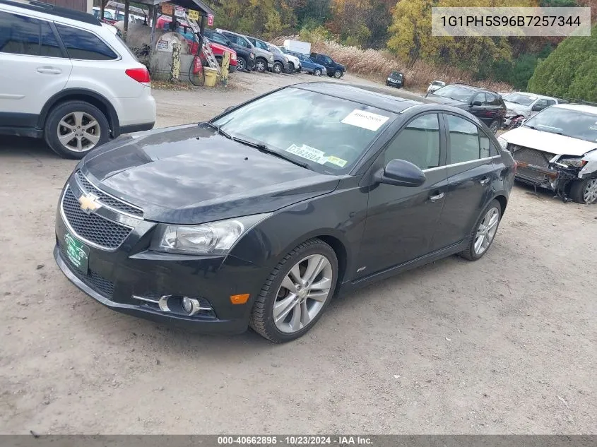 1G1PH5S96B7257344 2011 Chevrolet Cruze Ltz