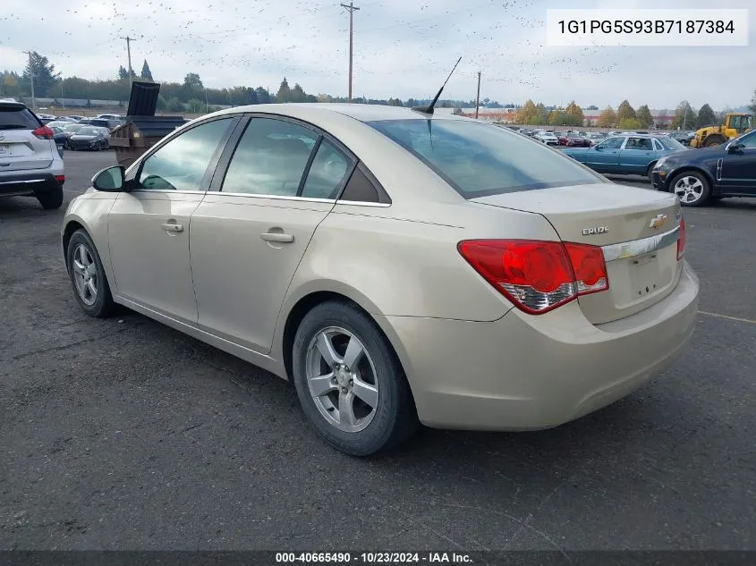 1G1PG5S93B7187384 2011 Chevrolet Cruze 2Lt