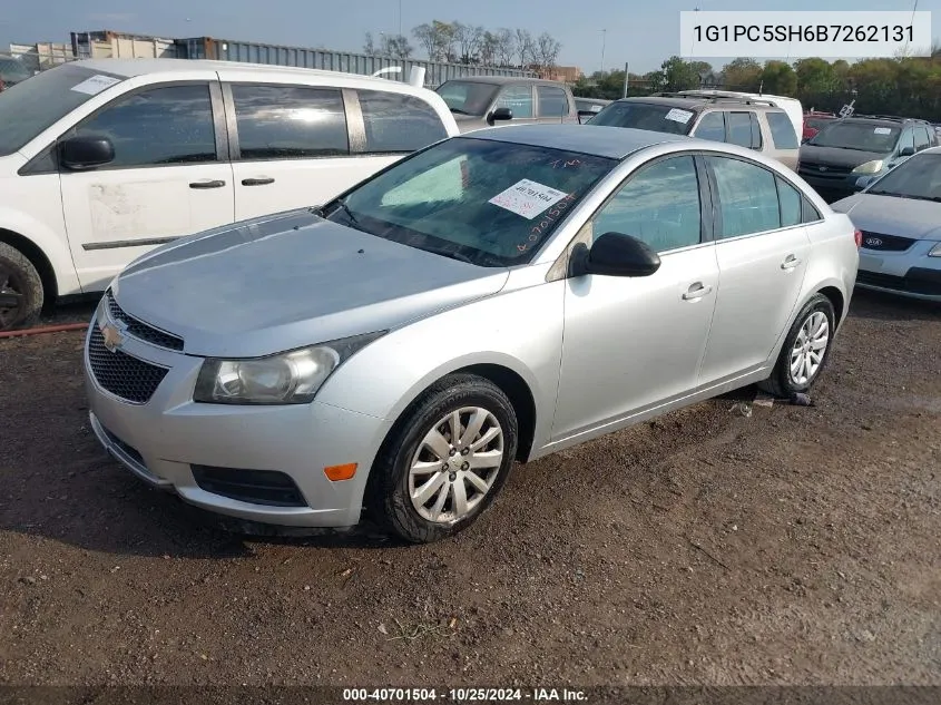 2011 Chevrolet Cruze Ls VIN: 1G1PC5SH6B7262131 Lot: 40701504