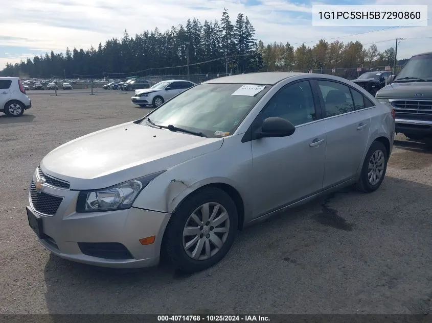 1G1PC5SH5B7290860 2011 Chevrolet Cruze Ls