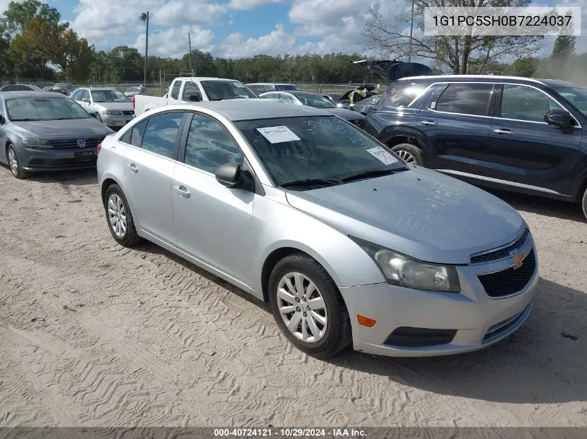 1G1PC5SH0B7224037 2011 Chevrolet Cruze Ls