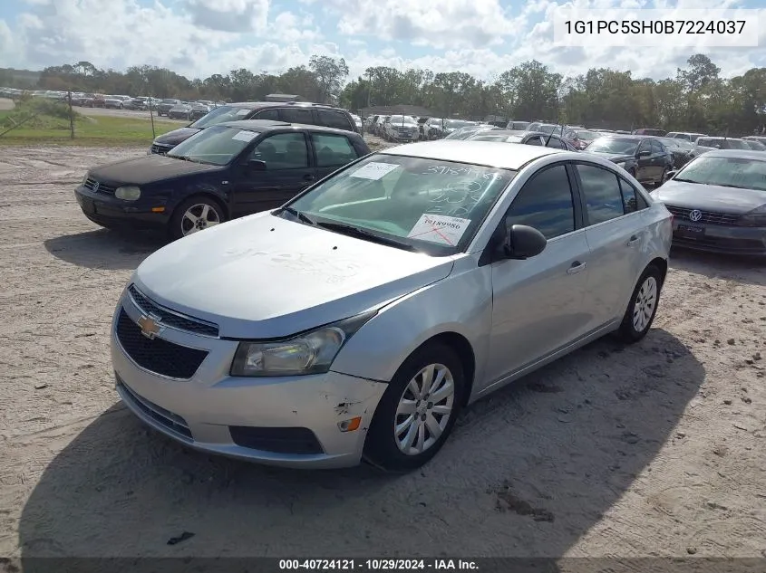 1G1PC5SH0B7224037 2011 Chevrolet Cruze Ls