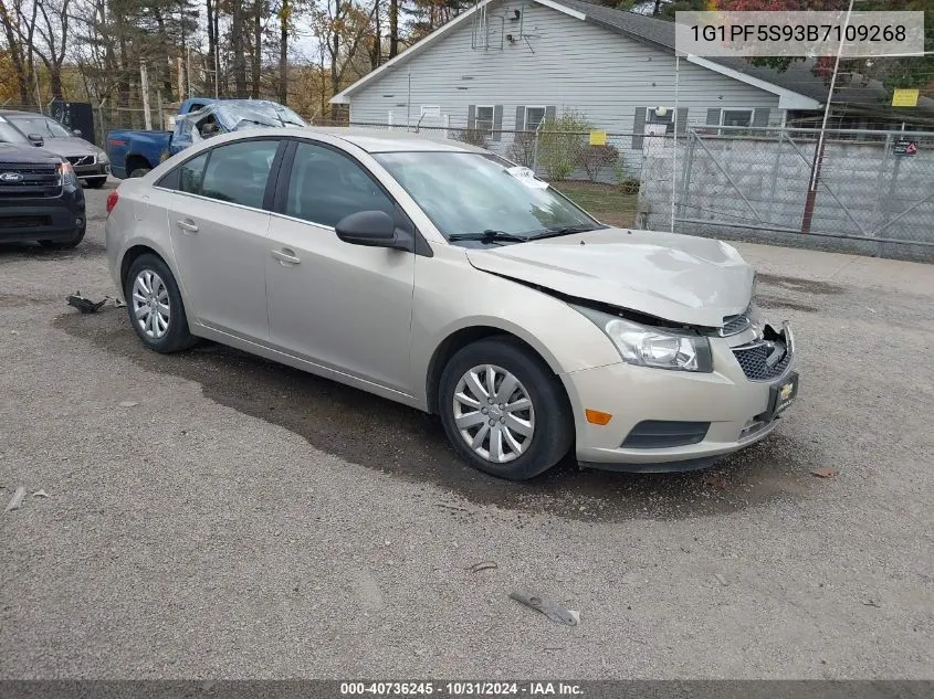 2011 Chevrolet Cruze 1Lt VIN: 1G1PF5S93B7109268 Lot: 40736245