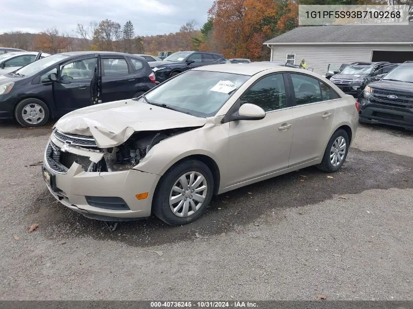 2011 Chevrolet Cruze 1Lt VIN: 1G1PF5S93B7109268 Lot: 40736245