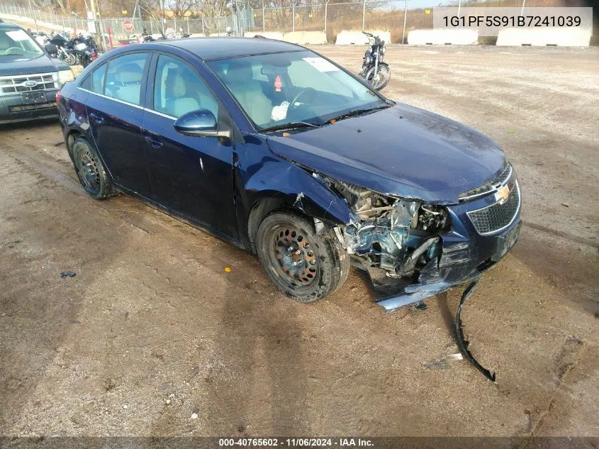 1G1PF5S91B7241039 2011 Chevrolet Cruze 1Lt