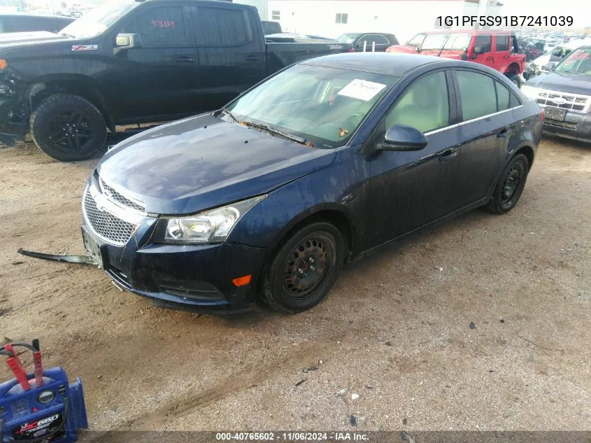 1G1PF5S91B7241039 2011 Chevrolet Cruze 1Lt