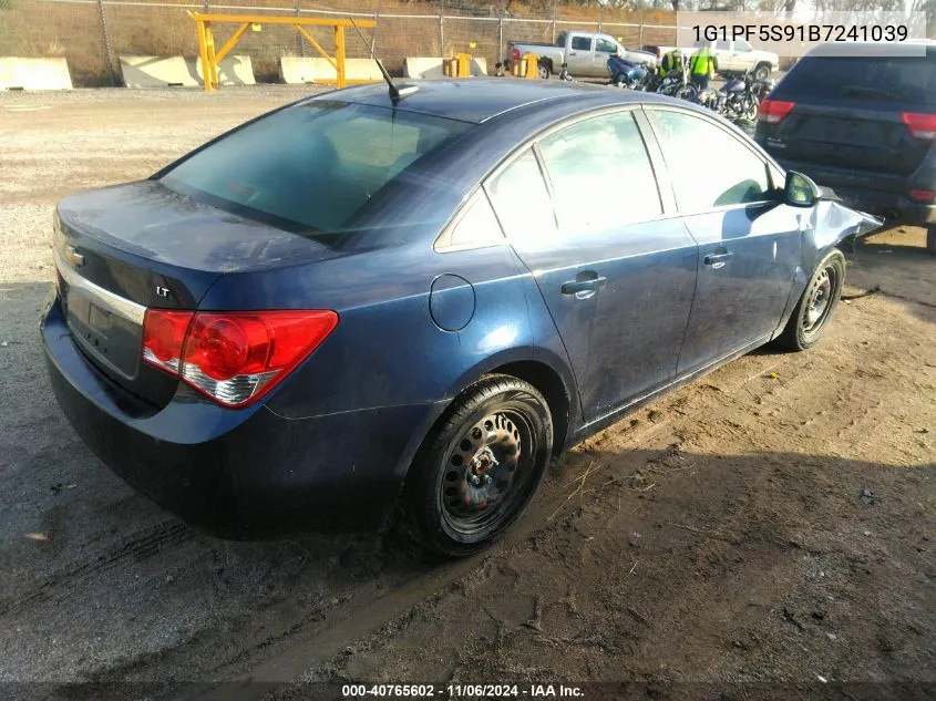 1G1PF5S91B7241039 2011 Chevrolet Cruze 1Lt