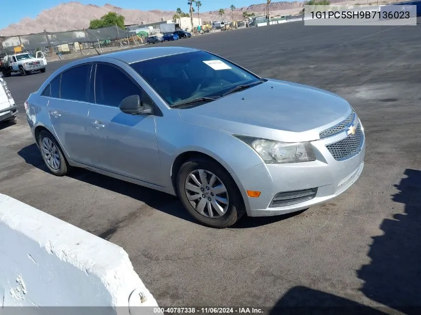 2011 Chevrolet Cruze Ls VIN: 1G1PC5SH9B7136023 Lot: 40787338