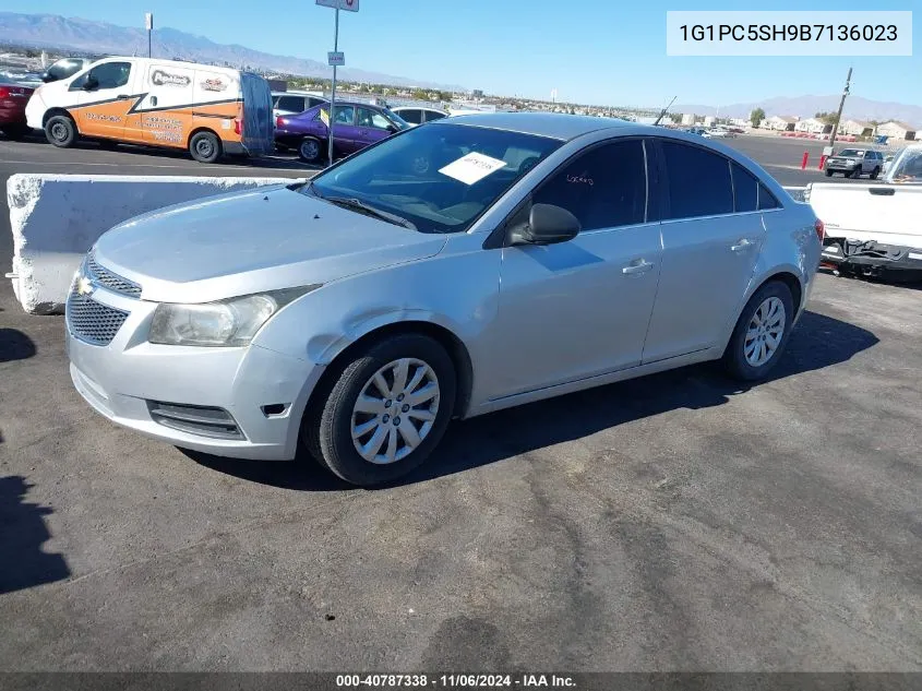 2011 Chevrolet Cruze Ls VIN: 1G1PC5SH9B7136023 Lot: 40787338