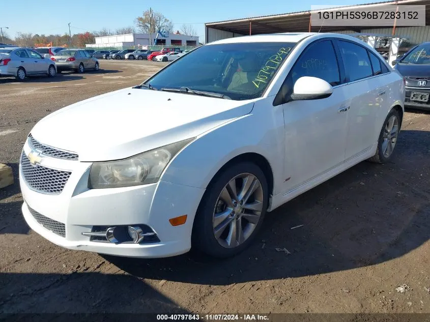 1G1PH5S96B7283152 2011 Chevrolet Cruze Ltz