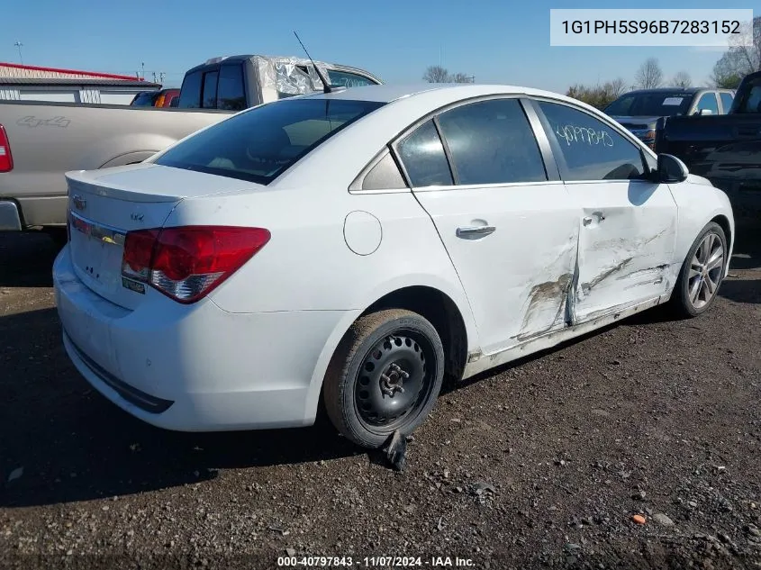 1G1PH5S96B7283152 2011 Chevrolet Cruze Ltz