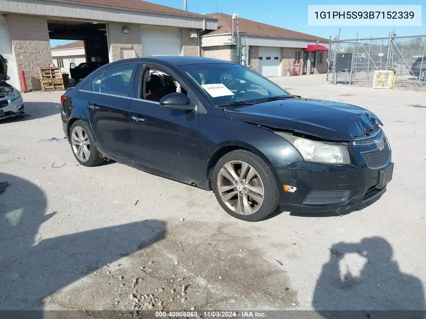 2011 Chevrolet Cruze Ltz VIN: 1G1PH5S93B7152339 Lot: 40806068