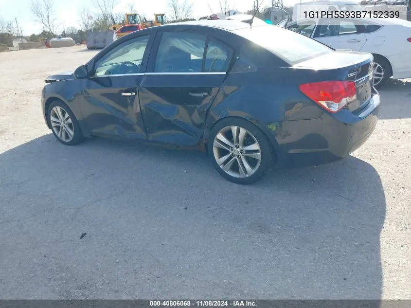 2011 Chevrolet Cruze Ltz VIN: 1G1PH5S93B7152339 Lot: 40806068