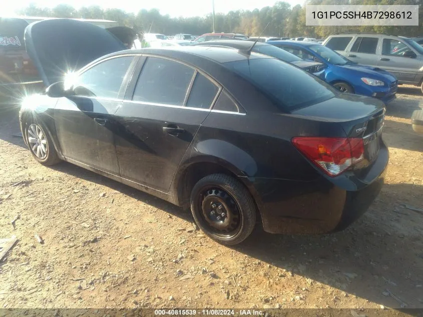 2011 Chevrolet Cruze Ls VIN: 1G1PC5SH4B7298612 Lot: 40815539