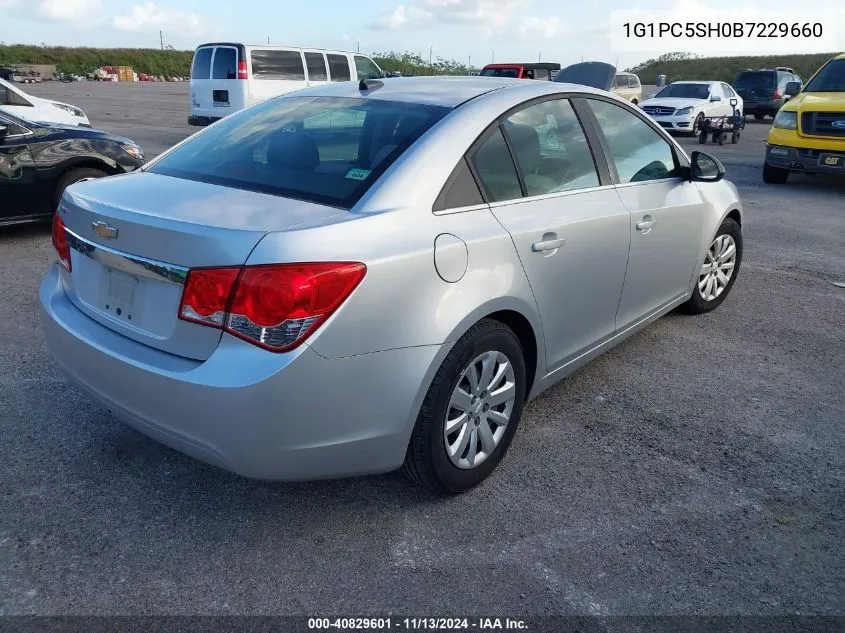 2011 Chevrolet Cruze Ls VIN: 1G1PC5SH0B7229660 Lot: 40829601