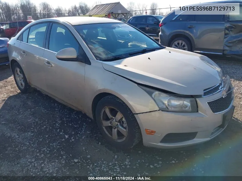 2011 Chevrolet Cruze Lt VIN: 1G1PE5S96B7129713 Lot: 40865043